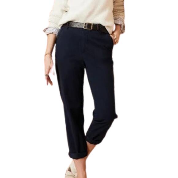 Banana Republic Authentic Chino Slim Fit in Navy NWT Size 00 Petite - Picture 1 of 5